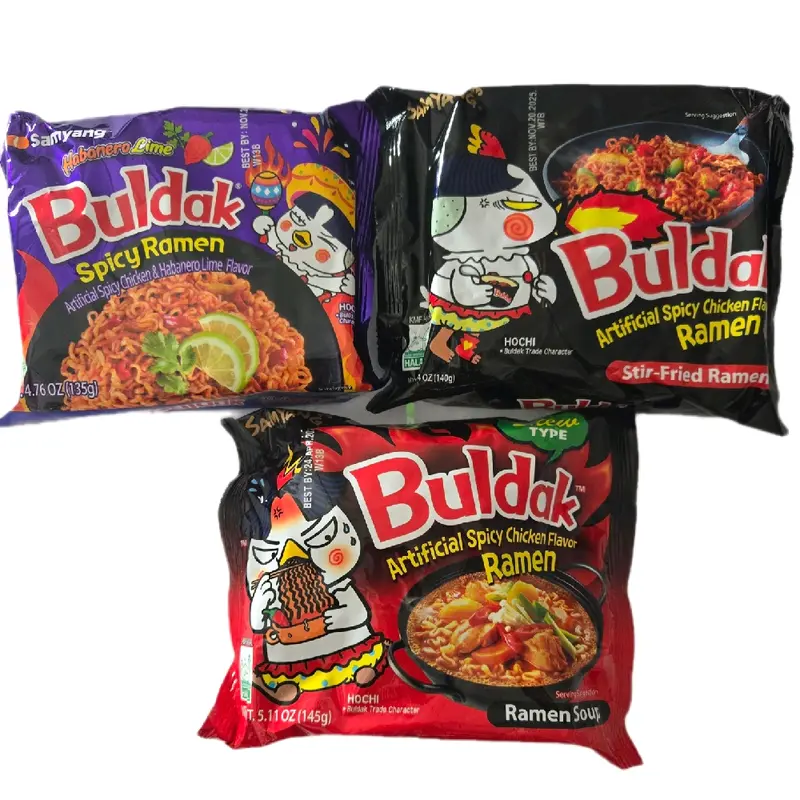 Buldak 3 Variety Pack - Instant Korean Food