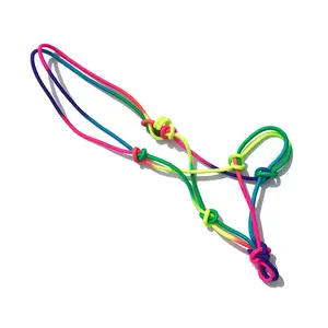 Premium Rope Halter  Rainbow