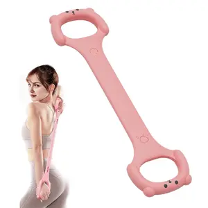 Resistance Bands Figure 8 Exercise Bands for Women Expander Band for Arms Chest Home Gym Yoga Equipment Quick Workout for Muscle Toning Body Stretching Gear - Fitness Accessories