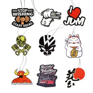 Car Air Freshener Sex Girl Hanging Rearview Mirror Perfume Flavoring Turbo Brake Disc Shock Absorber Solid Paper JDM Accessories