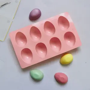 8 Cavity Premium Easter  for Egg Silicone Form - Create Delicious Treats with Ease![1.13]