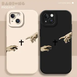 For iPhone 17ProMax/Air/16Plus cute 15/14/13/12Mini/11 soft rubber Liquid Silicone Rubber Rustic Silicone Shockproof Phone Case streetwear brand minimalist Europe and America phone case new model allinclusive personality retro fashion fashionable guy