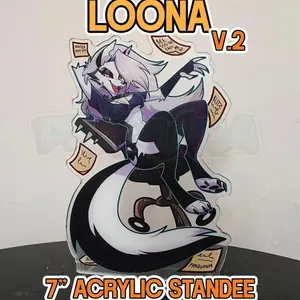 Acrylic Standee:  Loona Chair from Helluva Boss