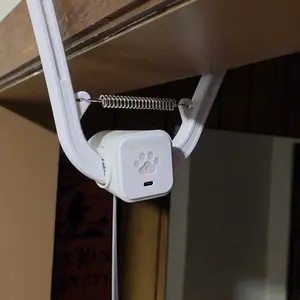 HAPPYCODE Electric Cat Teaser (No Remote), Rechargeable Door Clip Design, Interactive Pet Toy. Dual Modes – 360° Rotation & Irregular Jumping, Stimulates Physical and Mental Vitality. Cat Toy, Cat Supplies, Pet Supplies, Interactive Cat Toy, Perfect Gift