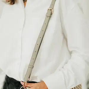 Minimalist Vegan Leather Crossbody Strap