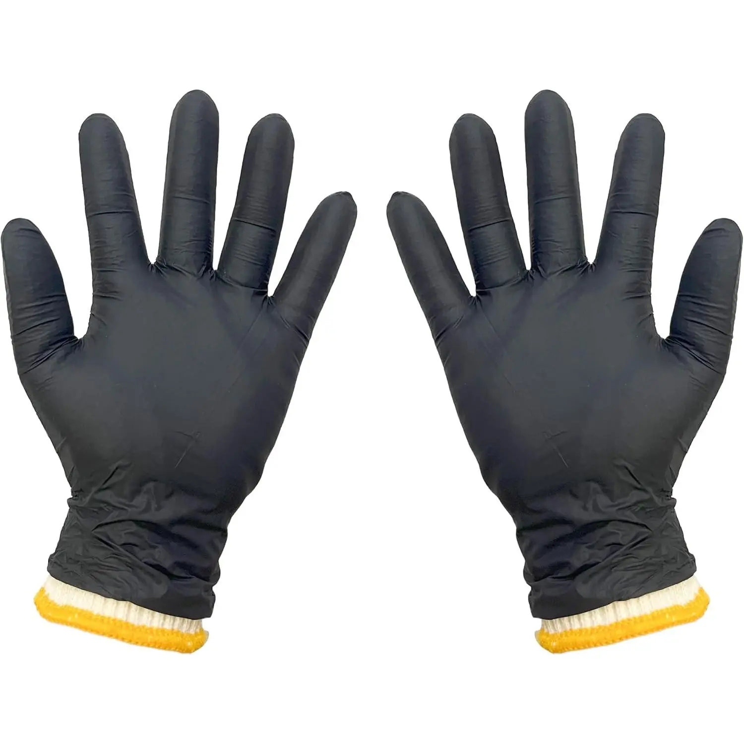 BBQ Gloves (X-Large) - 4 Cotton Liners & 100  Disposable Gloves, Heat Resistant, -Safe for Grilling, Cooking, and  Accessories