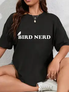 100% Cotton Funny Bird Nerd T-shirt for Bird watchers T-Shirt