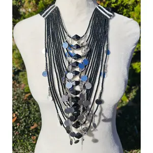 Black Maasai Necklace