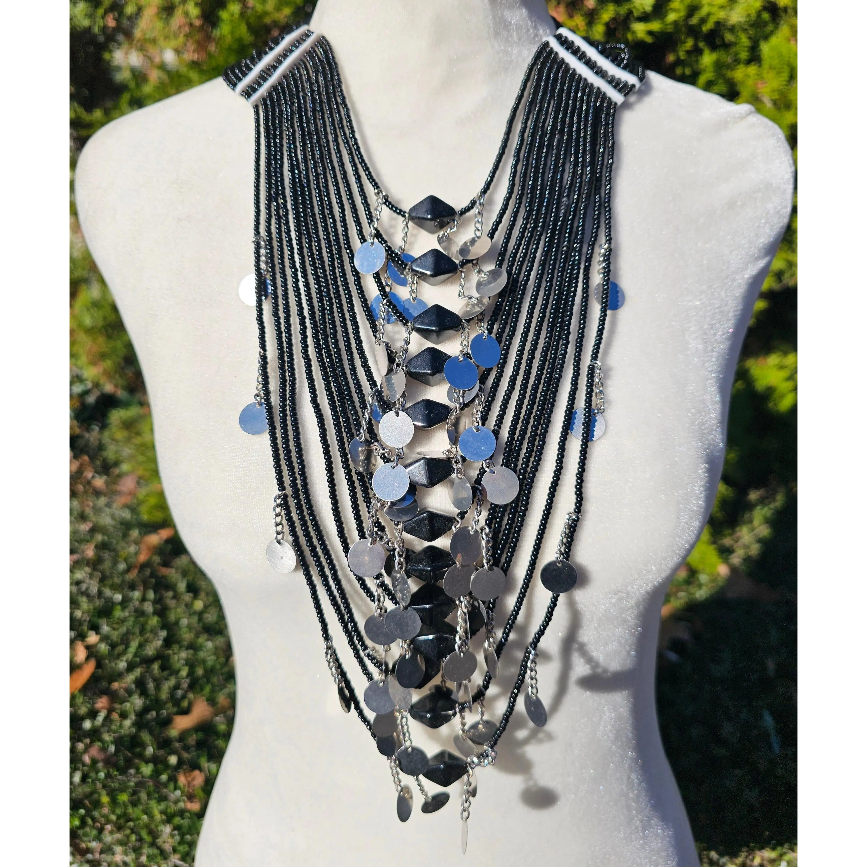 Black Maasai Necklace