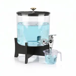 Laundry Detergent Dispenser for Laundry Room Organization, Large Liquid Soap Dispenser Jar with 1 Measuring Cup and Bracket