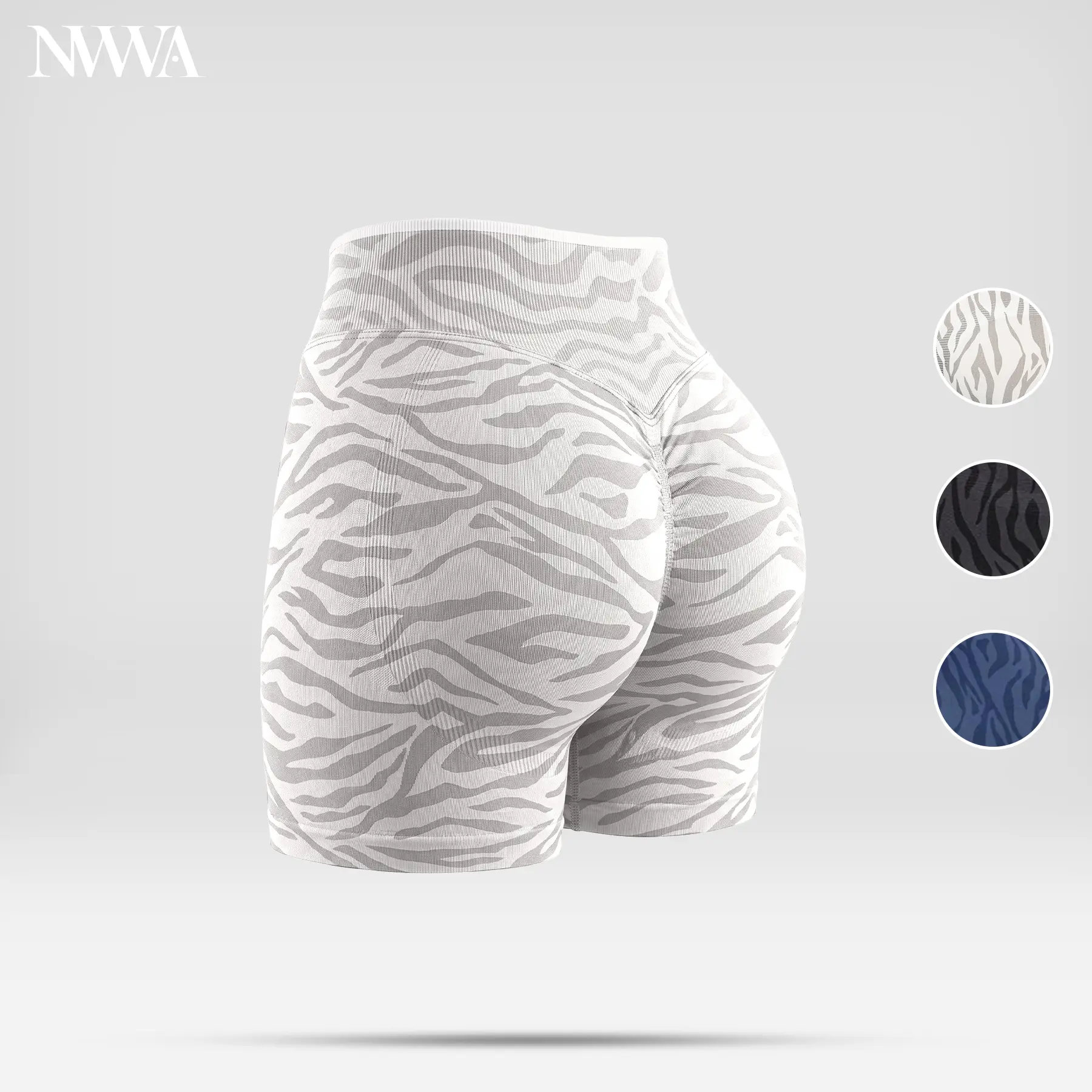 Women's High-Waisted Athletic Biker Shorts — Soft, breathable, and highly elastic fabric; features tummy control and a butt-lifting effect; suitable for yoga, running, and various fitness workouts.shorts women
