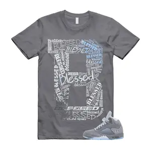 5 Wolf Grey 2026 Ice Blue Light Graphite White Icy T Shirt Match B BLS