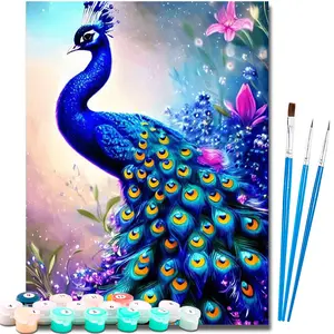 Paint by Numbers Kit for Adults Beginner,Easy Adult Paint by Number Kits on Canvas DIY Painting for Surprise Gift Home Wall Decor 16x20 Inch