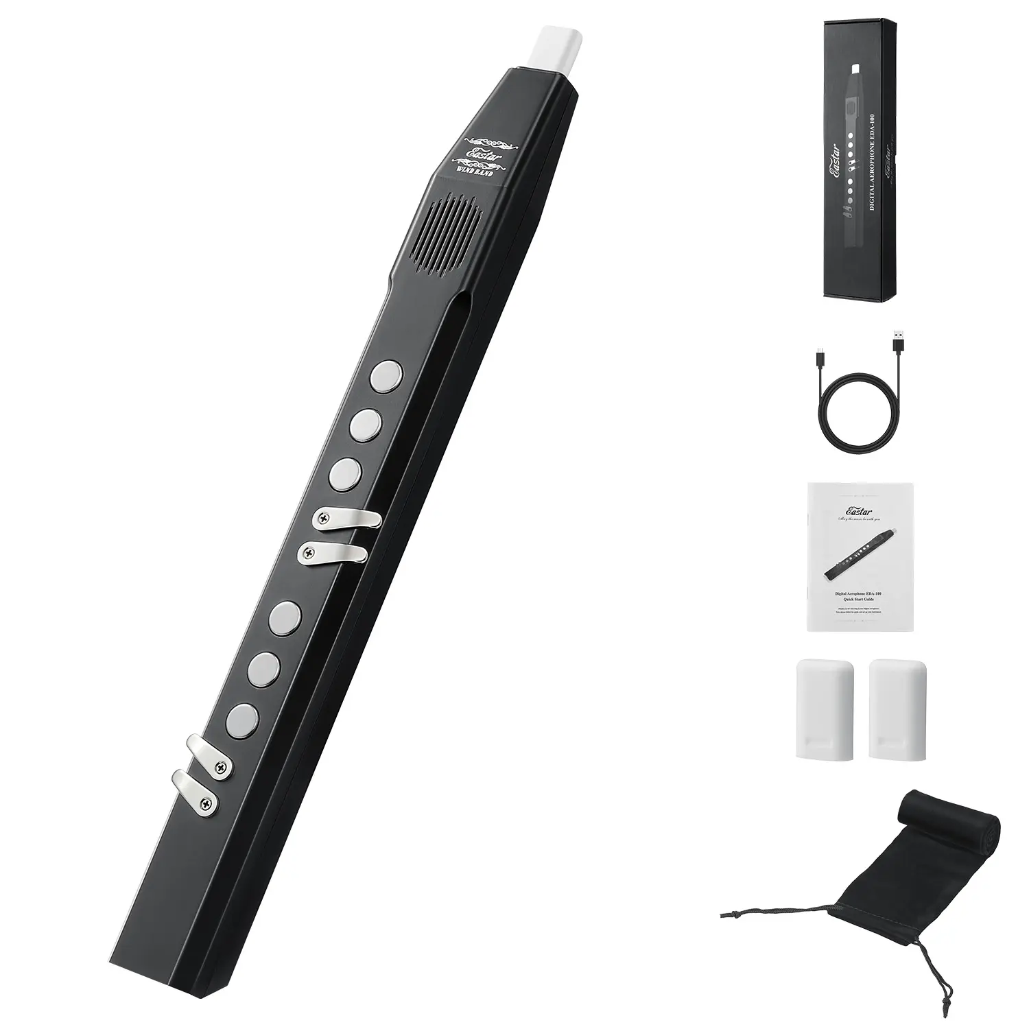 Eastar EDA-100 Digital Aerophone - Comprehensive Wind Gear for Musical Instruments Enthusiasts