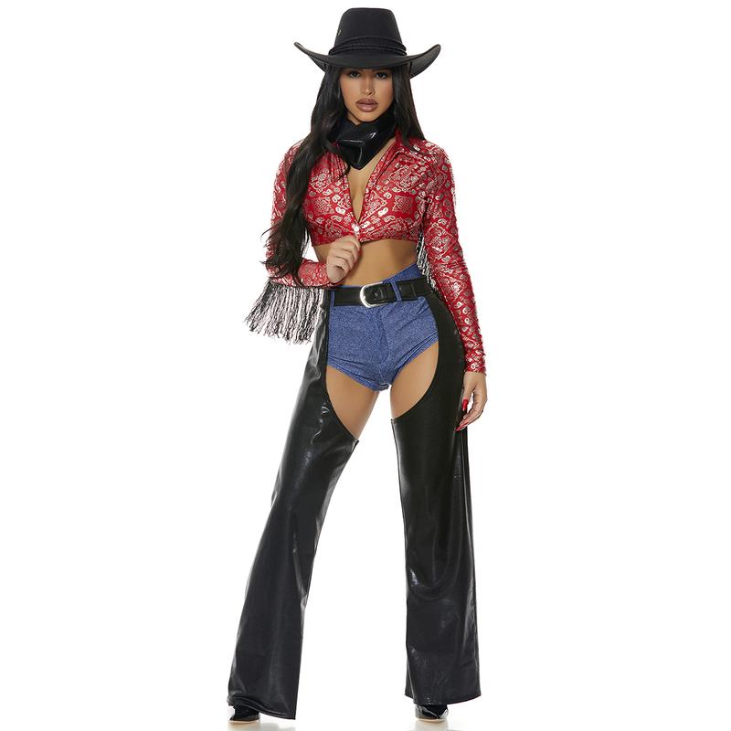 Forplay Women's Halloween Saddle Up Sexy Cowgirl Costume