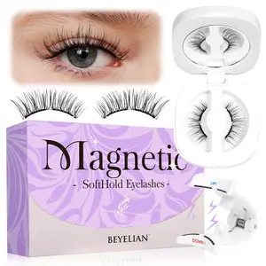 Beyelian Soft Magnetic Eyelashes with All-in-One Applicator Kit Glue-free Reusable Magnetic Lashes