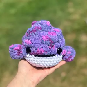 hand crocheted puffer fish