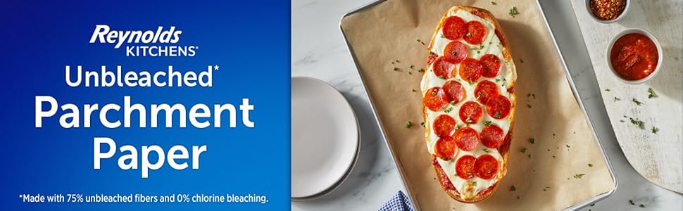 Kitchens Unbleached Parchment Paper Roll, Non Stick Parchment Paper for Cooking and Baking, Oven Safe up to 425 Degrees, Chlorine-Free, 45 Feet x 12 Inches, 45 Total Sq. Ft. : Arts, Crafts & Sewing