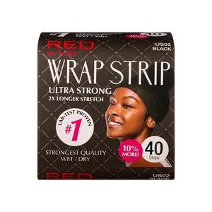 RED Wrap Strips Black 3.5' Wide - Carton (6 Packs)