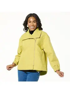 MarlaWynne WynneLayers Quilted Jacquard Spring Jacket