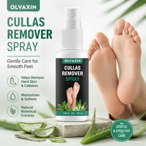 Olvaxin Callus Spray for Rough Feet & Cracked Heels, Fast Foot Exfoliator, 50 ml
