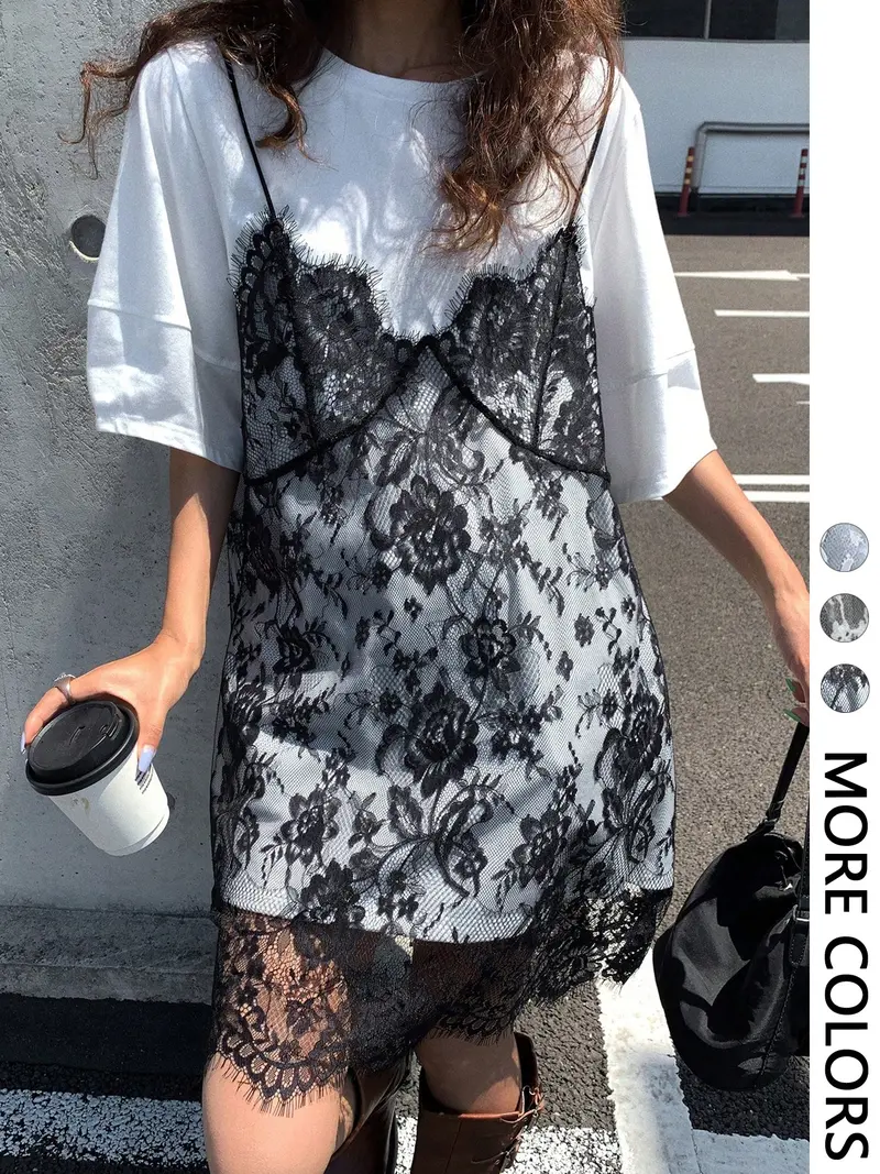 slip dress lace trim - TikTok Shop slip dress lace trim - TikTok Shop