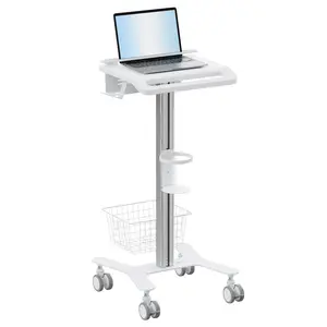 MedHub Laptop Cart with Security Bar