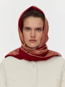 Waterproof Scarf with cotton in Orange