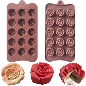 2 Pack Chocolate Silicone Molds Candy Mold