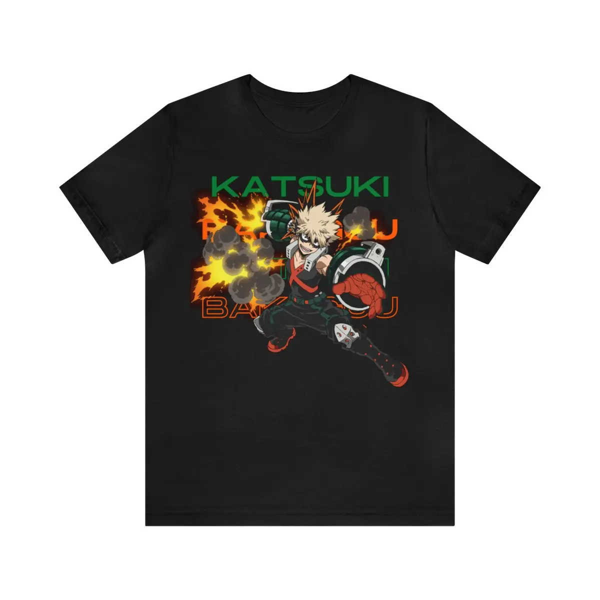 My Hero Academia Katsuki Bakugou Unisex Anime T-Shirt, My Hero Academia Shirt, Katsuki Bakugo Shirt, Anime T-Shirt, Gift For Anime Lover
