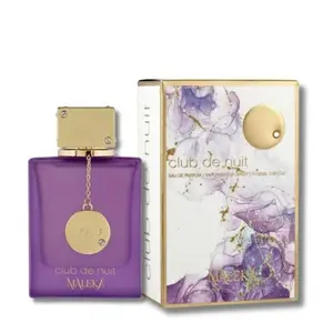 Armaf Club De Nuit Maleka Eau De Parfum for Women 100 ML - Purple Bottle with Gold Cap and Elegant Packaging