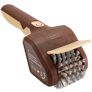 Electric BBQ Grill Brush- Cordless Rechargeable, Barbecue Utensils, Premium Stainless Steel Bristles, Deep Cleaning Barbecue Accessory for All Grill Types & Grates