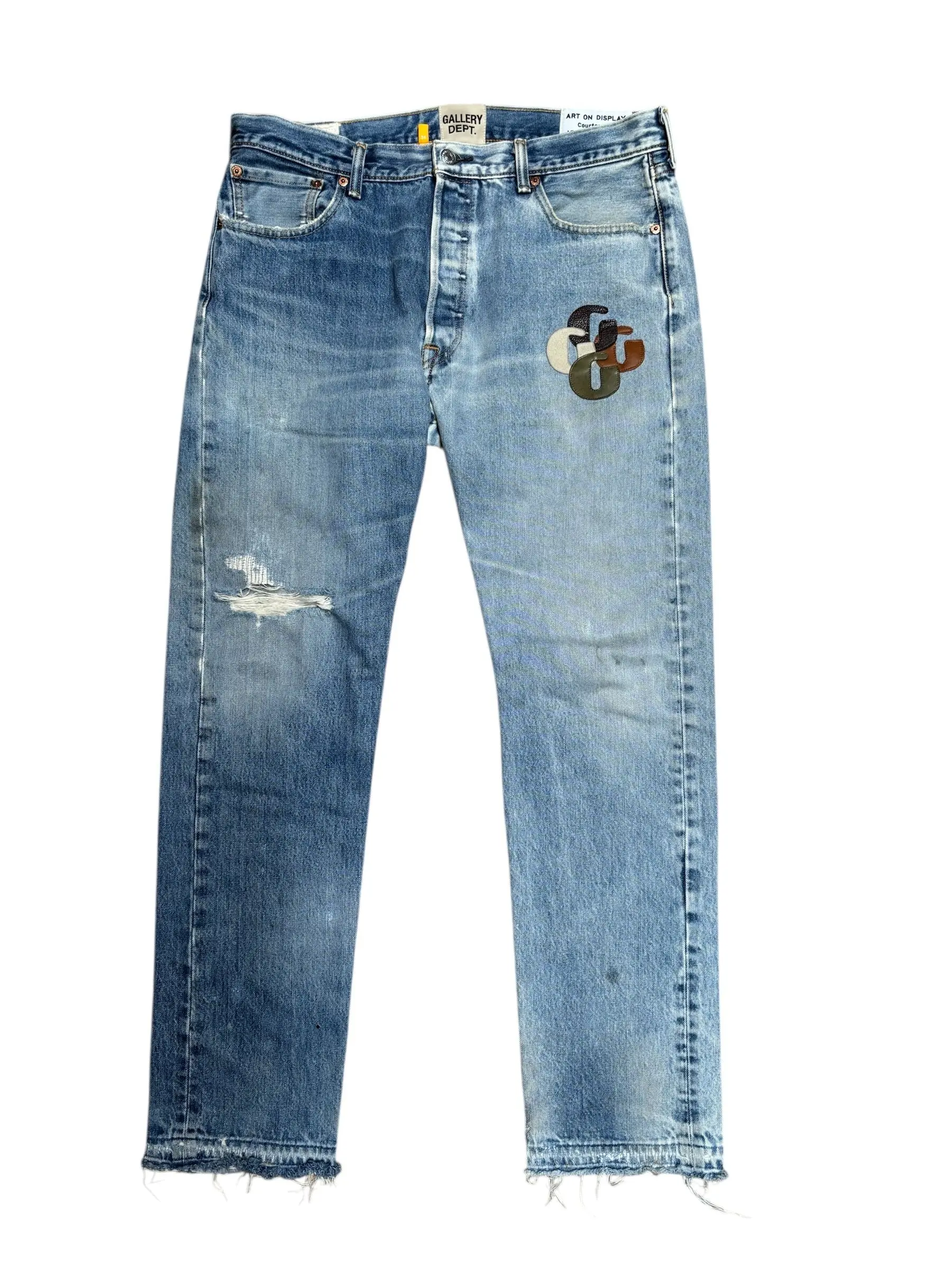Gallery Dept. 4 Patch Jeans "Lightwash" Lightly Worn