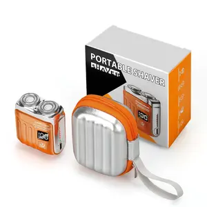 2025 New R-19 Luggage Electric Shaver, Mini Shavers ,Beard Shaver Suitcase Design, Electric Portable Shaver Razor, USB Comfort Water Proof Storage