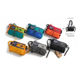 Nylon Sport Crossbody Bag – Lightweight Outdoor Sling Bag for Men Women, Hiking Fishing Shoulder Phone Pack, Multiple Colors