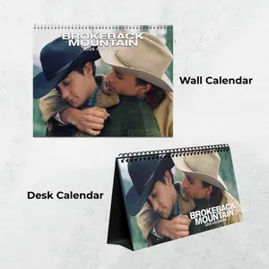 A Year Of Brokeback Moutain 2026 Calendar, Brokeback Moutain Calendar I Home Decor, Office Decor - Fan Gift, Unique Holiday Gift