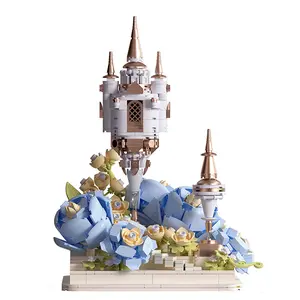 Beloved Mark Lighthouse Flower Small Brick Building Toy for Adults & Girls 590pcs Valentine's Day Gift Ideal for Creativity Play Advent Calendar Potted Plant Puzzle Christmas Bag Set with Cards Ball Shape Ice Cube Mold Tray Crown Coffee Mug Travel Tumbler