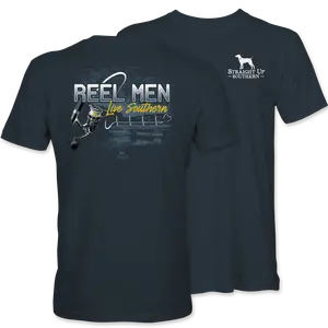 Reel Men Live Southern – Fishing Tee