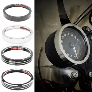 Motorcycle Gauge Trim Cover, CNC Precision Crafted Motorcycle Instrument Trim Cover, Motorcycle Accessories for Harley Sportster 883/1200/XL/XR/Iron/Dyna/Street Bob/Low Rider Models