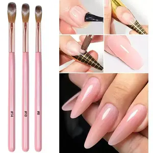 Professional Nail Art Brush Set, High Precision 3D Gel Pen, Seamless Acrylic Drawing Pen, for Nail Extension, Carving, Design
