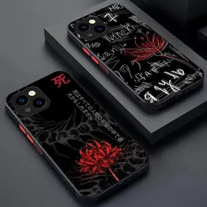 Tokyo Anime Ghoul Phone Case Matte Transparent  for iPhone 17, 16, 15, 14, 13, 12, 11 Pro Air Plus ProMax and Samsung S26-S21 Plus shock-absorbing phone cases, fashionable gift.