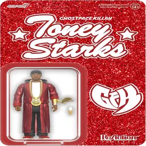 Ghostface Killah - Super7/Reaction Figure - Wave 3 - Toney Starks - 3.75 Inch - (East Coast)