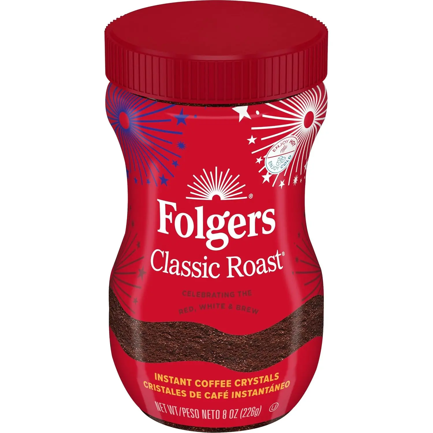 Classic Roast Instant Coffee Beverage, 8 Oz Jar