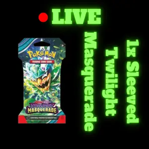 [OPENED LIVE] 1x Sleeved Twilight Masquerade Booster Pack