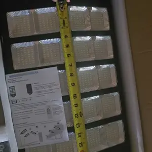 Solar Street Light Outdoor  3 Modes LED Motion Sensor Security Wall Lamp for Garden Yard Porch Decor IP65 Waterproof Remote Control Solar Lights Outdoor Mounted Light