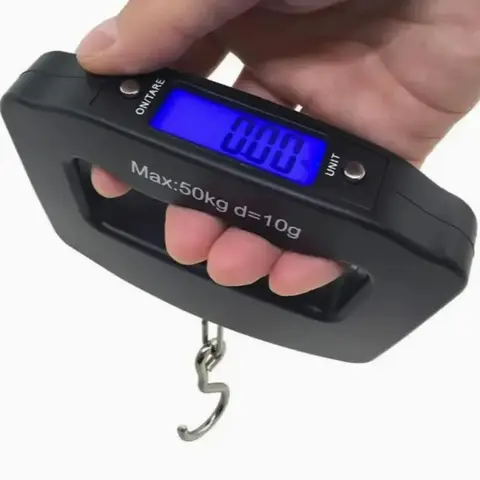 Portable Electronic Luggage Weight Scale with Backlit Display, Visibility, Travel Weighing Tool for Suitcases, Accurate Measurement for Airline Compliance, Travel Accessories, Traveling Essentials