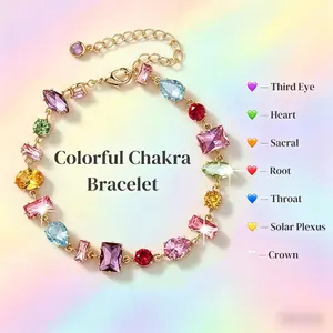 Virelyn B Dopamine Candy Bracelet for Women 18K Gold Plated Mood Boosting Jewelry Y2K Energy Beaded Bracelet Thoughtful Gift for Girlfriend BFF Her Jewelry valentines gifts for gf gifts for bestfriend Colorful bracelet