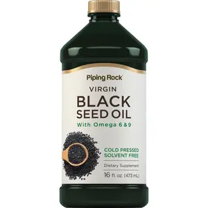 Black Seed Oil (Cumin Seed) - Cold Pressed, 16 fl oz (473 mL) Bottle