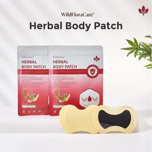 WildFloraCare Daily Wellness Herbal Patches, 10 Pcs/Box, 15 Chinese Herbs, Skin-Friendly Adhesive, Easy Apply & Remove