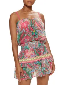 Women's Jaliyah Tiered Dress, Beach Casual Wear, Swimsuit Cover-Up